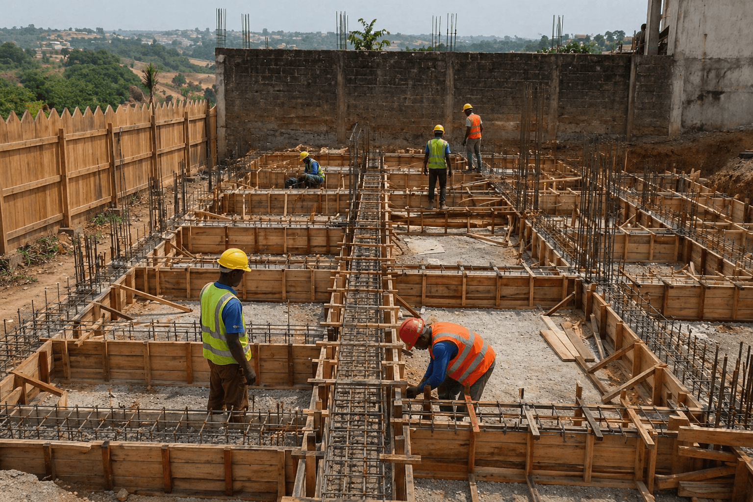 Realisation des travaux de construction