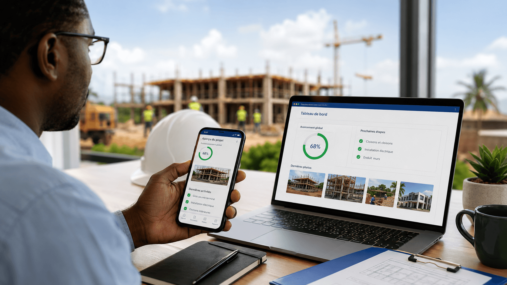 Suivi de projet et coordination chantier